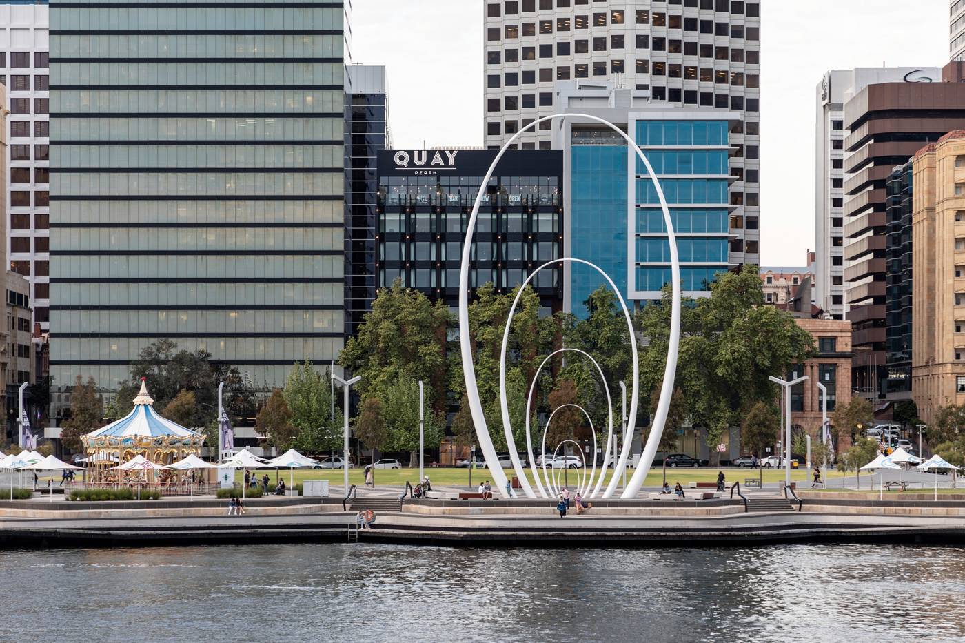 Modern architecture at Elizabeth Quay, Perth