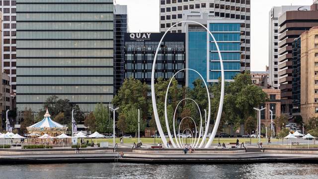 Modern architecture at Elizabeth Quay, Perth